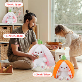 MIAODAM soft bunny plush with ultra-smooth fabric for comforting hugs