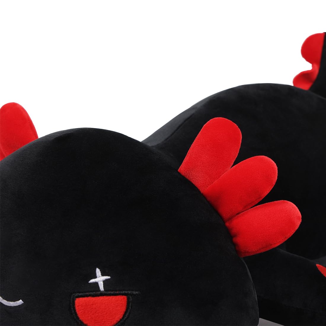 MIAOHAHA plush axolotl tail detail, cute decor that brightens any room