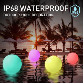 MIAOKE IP68 waterproof ball for all-weather use.