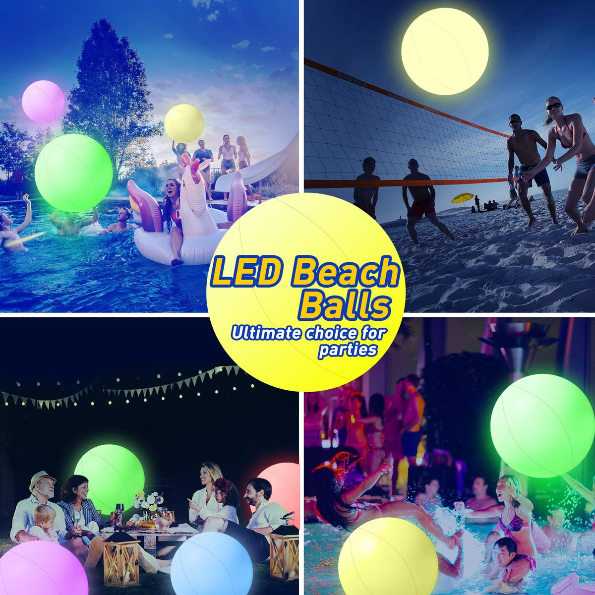 MIAOKE LED ball set includes five remotes.