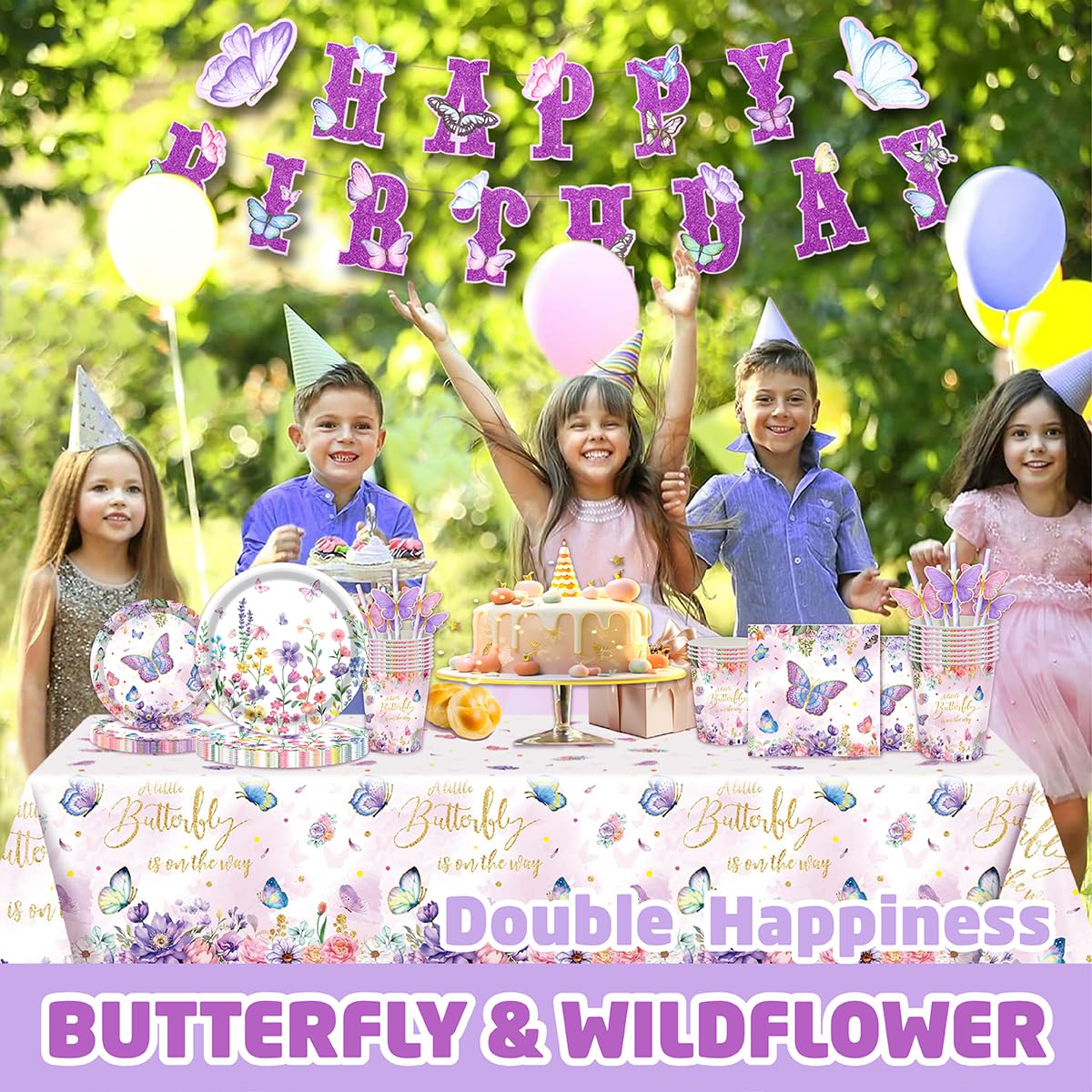 MIAOSHOUTAO wildflower-tablecloth waterproof and oil-proof surface protection