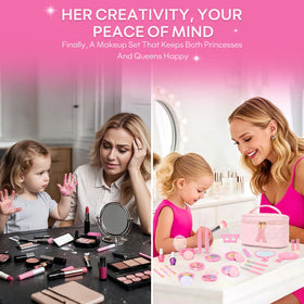 Mibasies kids makeup set eye-shadow-palette inviting colorful exploration during playtime