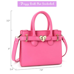 mibasies kids purse detachable strap use, versatile crossbody or hand carry