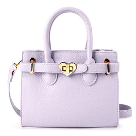 Mibasies kids purse purple front view, stylish and easy to use