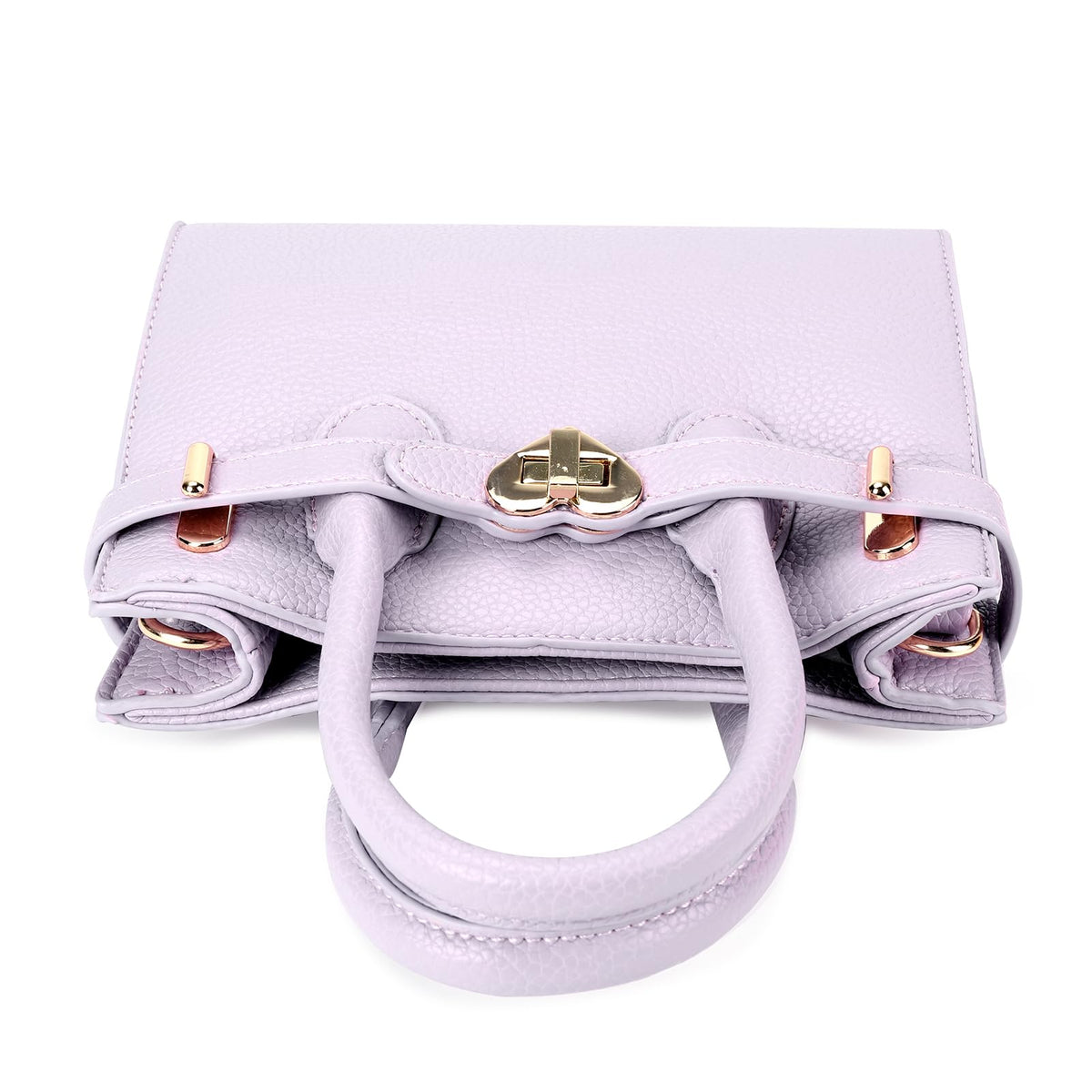Mibasies purple purse worn as crossbody for adventures
