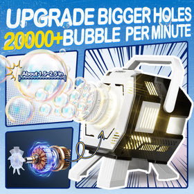 MiBex battery-operated bubble blower for effortless setup and play.