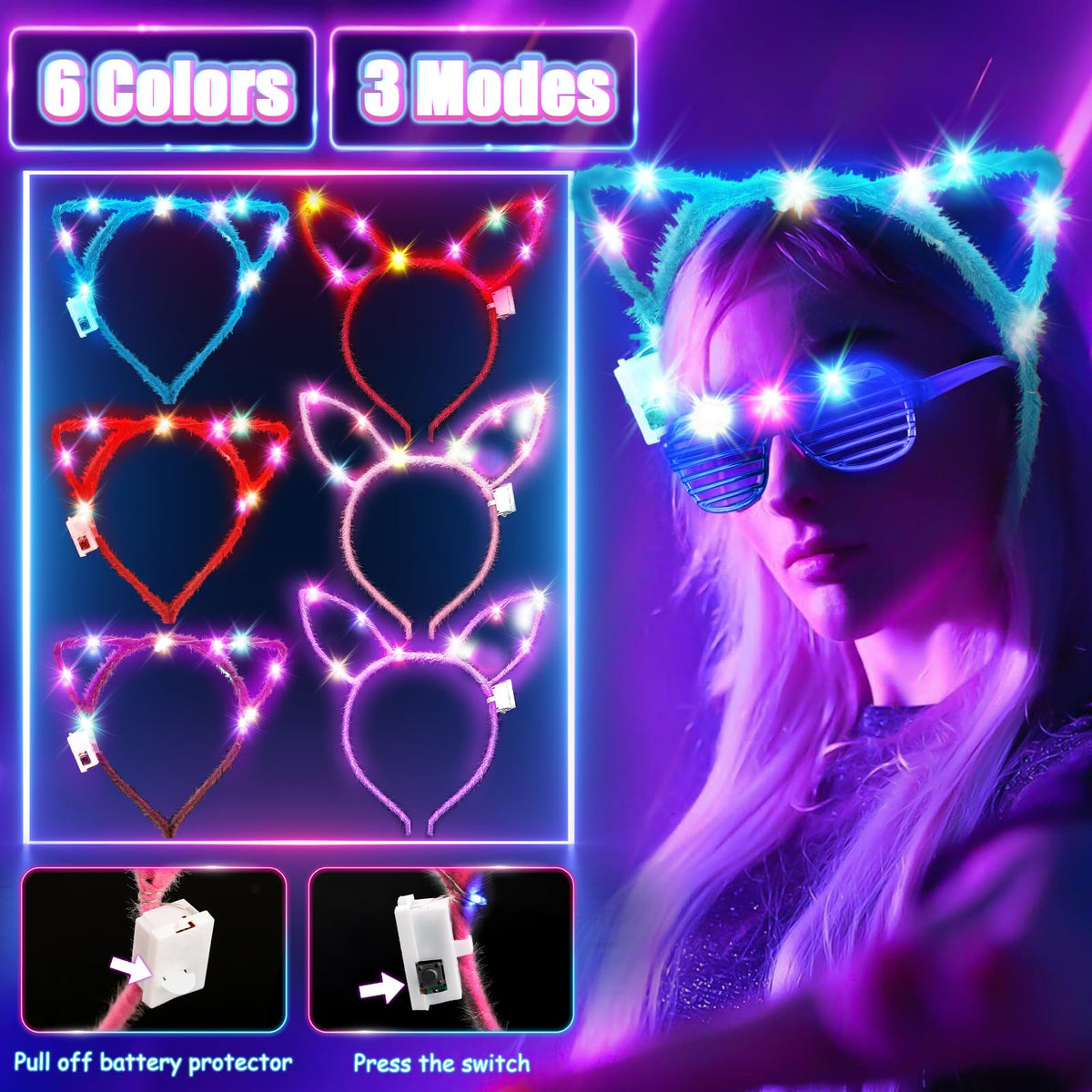 MIBOTE LED finger lights add quick, portable glow for games.