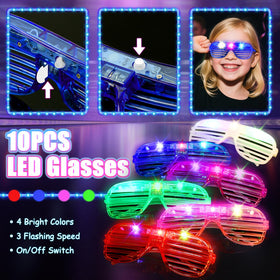 MIBOTE light-up rings sparkle with color during celebrations.