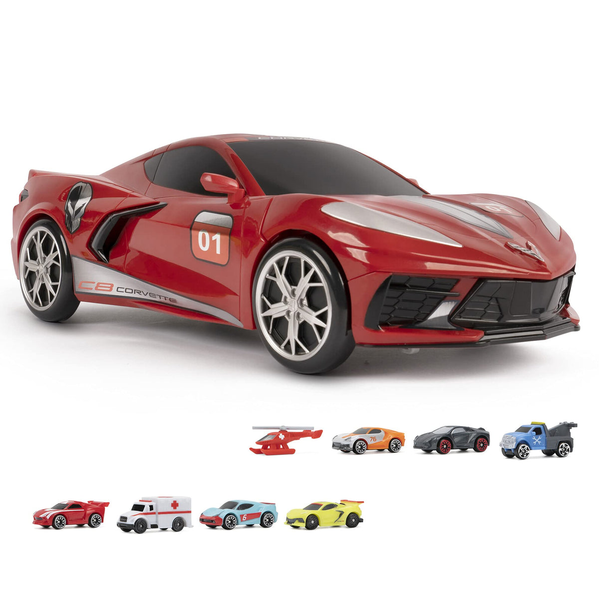 Micro Machines Connect Worlds Track enables expanding racetrack adventures with other sets.