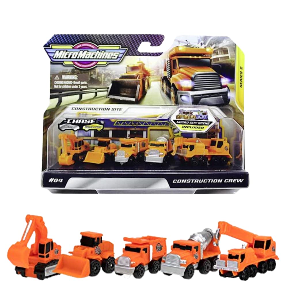 Micro Machines MMW0021 five themed vehicles spark imaginative play and display.