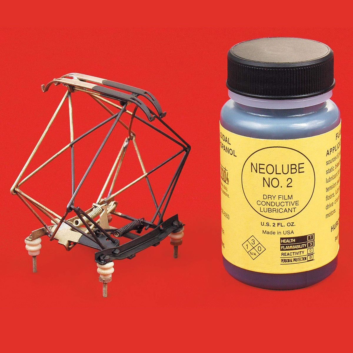 Micro-Mark Neolube No.2 bottle pour for spray, dip, or brush to lubricate and blacken metal.