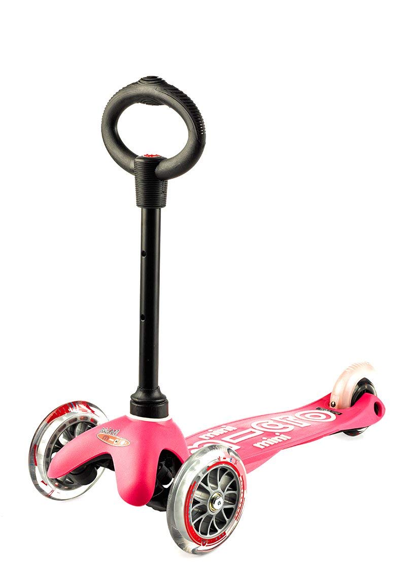 Micro Mini 3in1 Deluxe tbar-conversion supports evolving riding styles as children age.