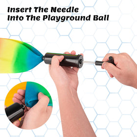Micsoa hand pump included for quick inflation