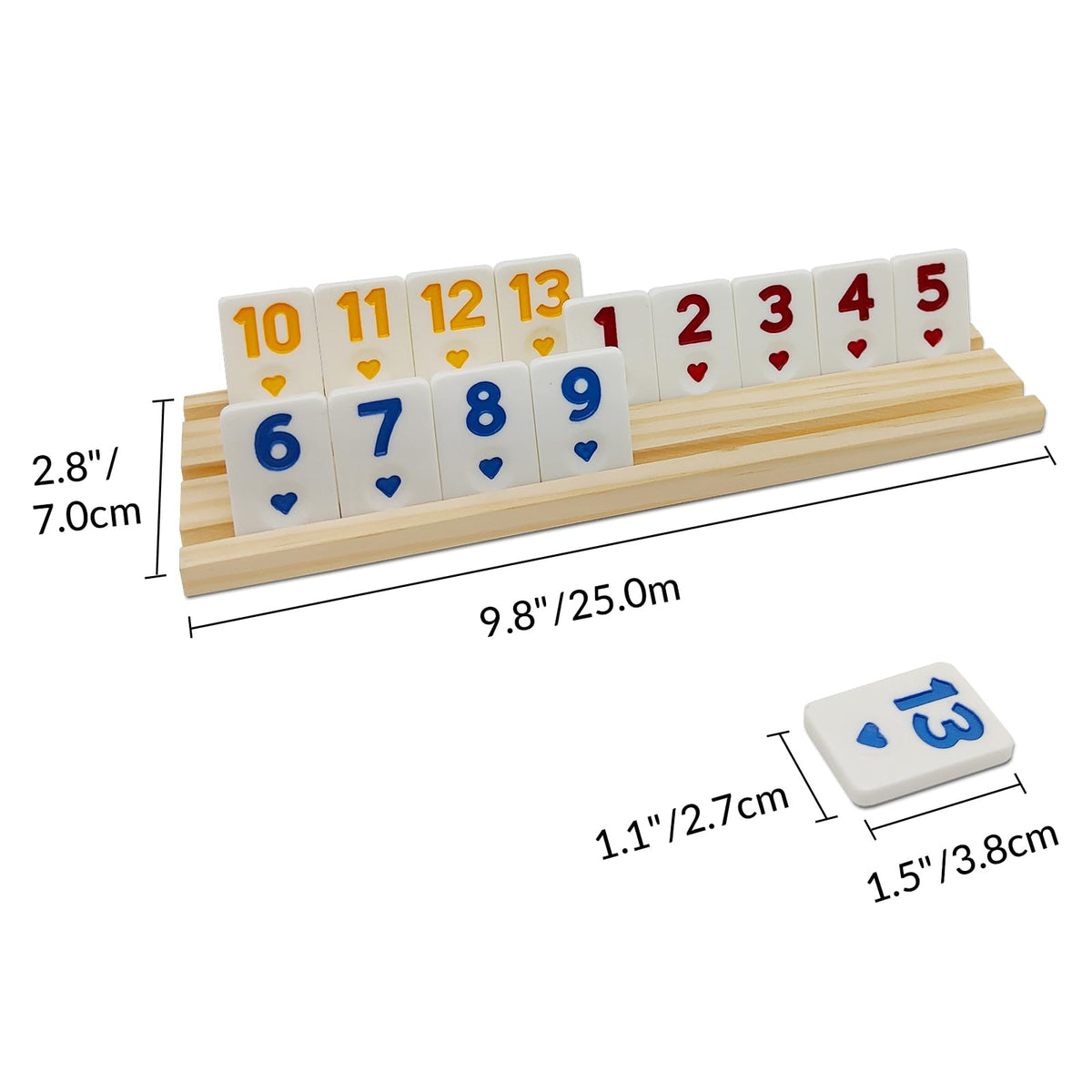 MIDOLITE Rummy Cube family game setup for 2-8 players