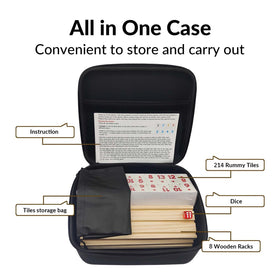 MIDOLITE Rummy Cube portable case for travel and easy storage