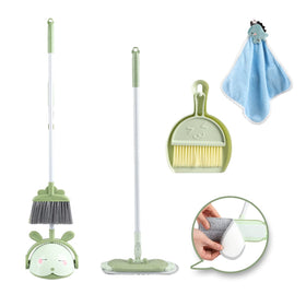 Midoneat Kids Cleaning Toy Set with mini broom and dustpan for toddlers promotes pretend play