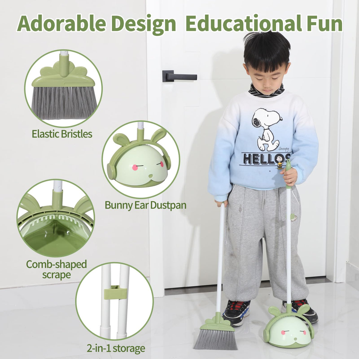 Midoneat open-ended play setups encourage creative housekeeping scenarios