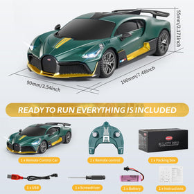 MIEBELY Bugatti Divo battery compartment shows rechargeable 500 mAh