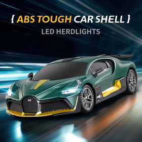 MIEBELY Bugatti Divo 1/24 side view shows sleek profile for display and play