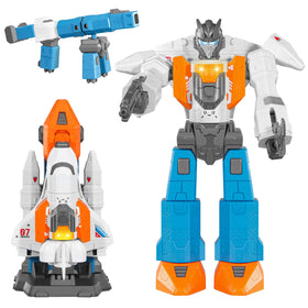 MIEBELY magnetic transform robot model with durable joints for sturdy play