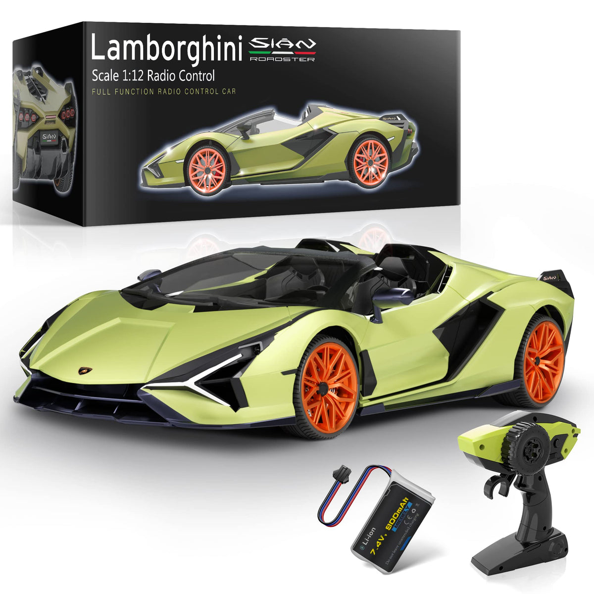 MIEBELY RC Car anti-interference 2.4GHz system supports multiplayer fun.
