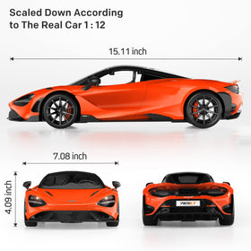 MIEBELY RC car remote 2.4GHz enables precise control up to 50 meters
