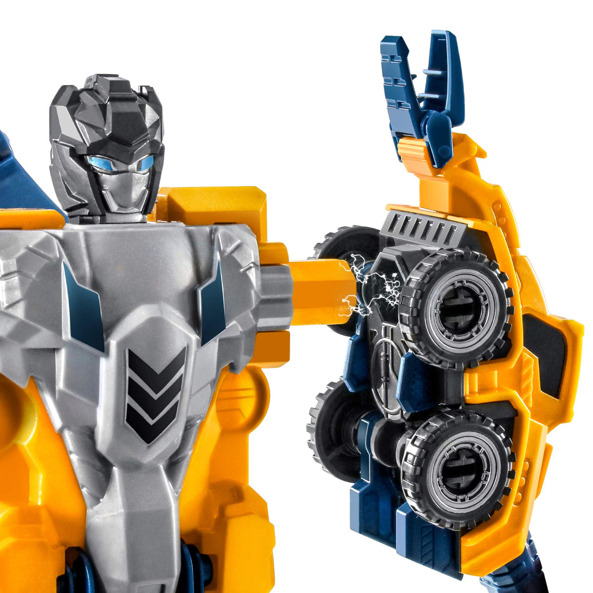 MIEBELY toddler robot set construction vehicles assembly shows hands-on engineering play