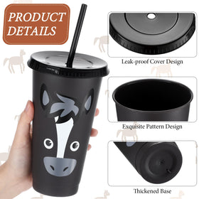 Mifoci 24oz horse cups ideal for birthday parties and easy to reuse.