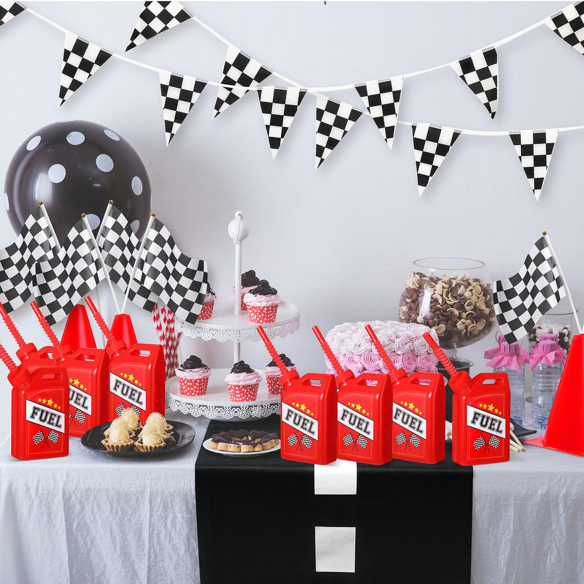 Mifoci racing-theme party supplies cups 11oz for any event.