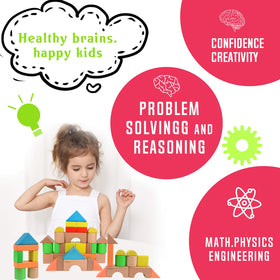 Migargle blocks inspire early learning through stacking, sorting, and shape recognition.