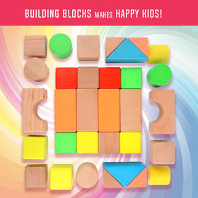 Migargle durable handcrafted blocks withstand daily play and classroom use.