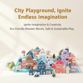 Migargle wooden toys celebrate natural grain variations as unique design details.