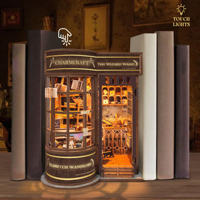 Miggley Book Nook Kit ready for customization with extra miniatures