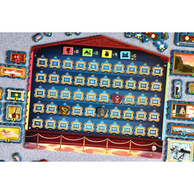 Mighty Boards Art Society art collection setup illustrating tabletop strategy