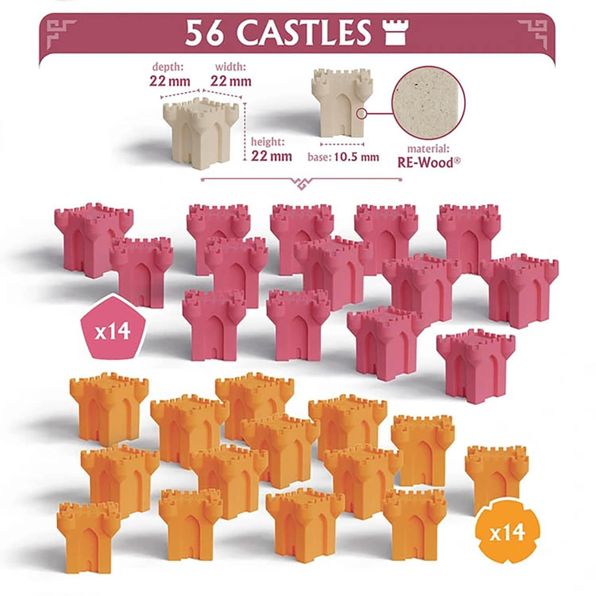 Mighty Boards Rebirth castles control conveys territorial competition and reward risk.