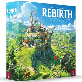 Mighty Boards Rebirth Scotland map tile layout facilitates strategic planning and competitive play.