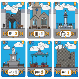 Mighty Boards Tenby iconic setting with colorful terraces for seaside town planning.