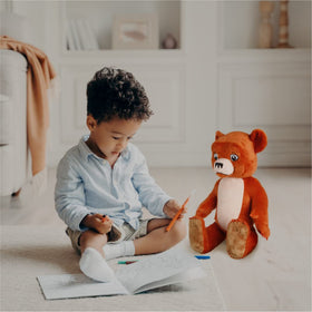 Mighty Mojo Little Bear plush, playtime adventure, durable for endless fun.