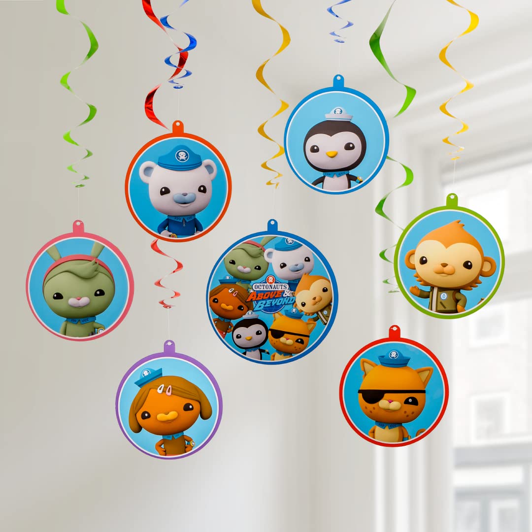 Mighty Mojo Octonauts 5-inch napkins complement table settings and coloring.