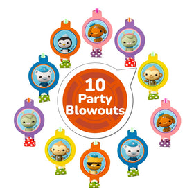 Mighty Mojo Octonauts tablecloth keeps cleanup easy and decor cohesive.