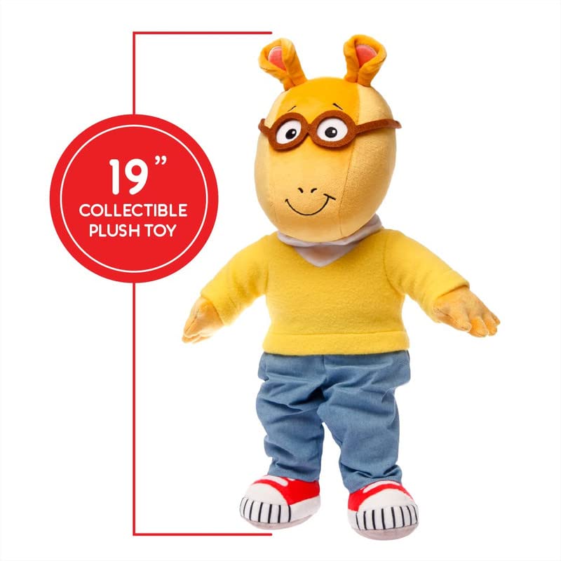 Mighty Mojo Arthur plush close-up showing soft fabric and safe stitching