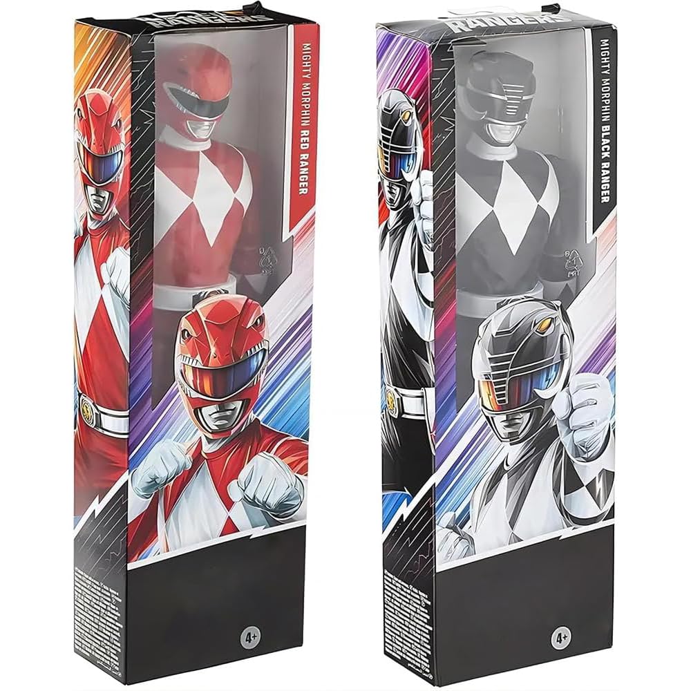Mighty Morphin Ranger 12-inch action figure 2set in battle pose for dynamic play
