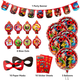 Mighty Mojo Ladybug dessert plates for tasty treats
