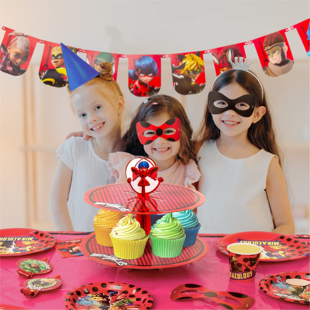 Mighty Mojo Ladybug 3-ply napkins for cleanup and style