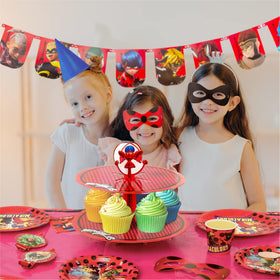 Mighty Mojo Ladybug 3-ply napkins for cleanup and style