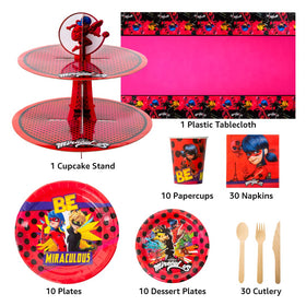 Mighty Mojo Ladybug paper cups for quick, spill-resistant sipping