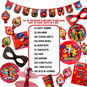 Mighty Mojo Ladybug paper plates for easy serving