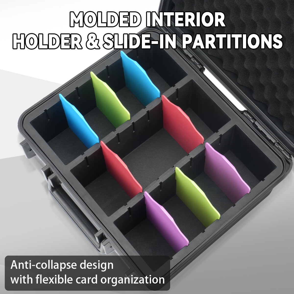 Migitec inner tray holds cards securely with a precise fit.