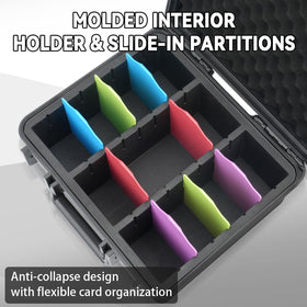 Migitec inner tray holds cards securely with a precise fit.