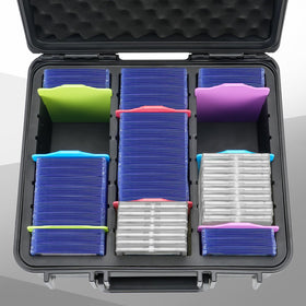 Migitec box accommodates magnetic card holders for added versatility.